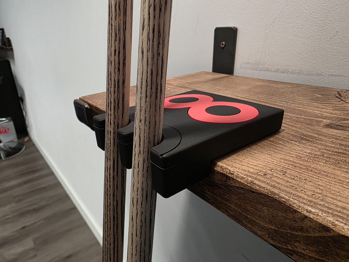 Portable duo cue rack