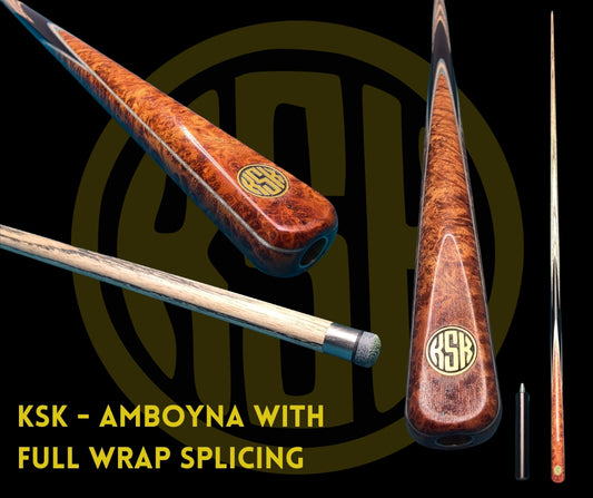 KSK Amboyna Full Wrap - One Piece Cue