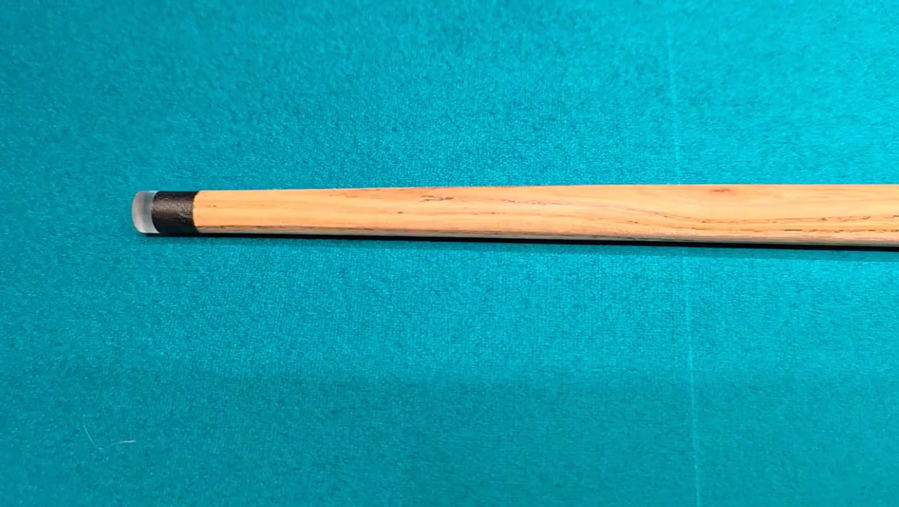 GM One Piece Break Cue - Ebony and Maple Splice - Ash