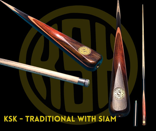 KSK Traditional with Siam - One Piece Cue
